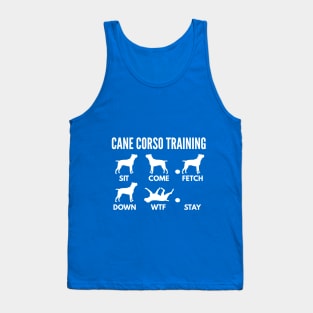 Cane Corso Training Italian Mastiff Tricks Tank Top